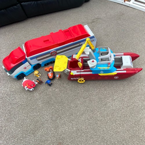 Paw patrol transporter truck - paw,