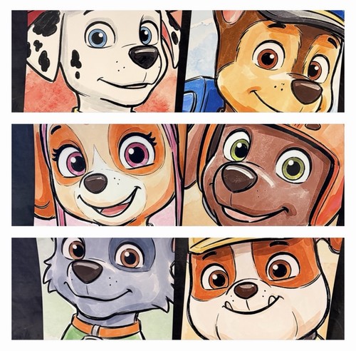 Set paw patrol picture - paw,